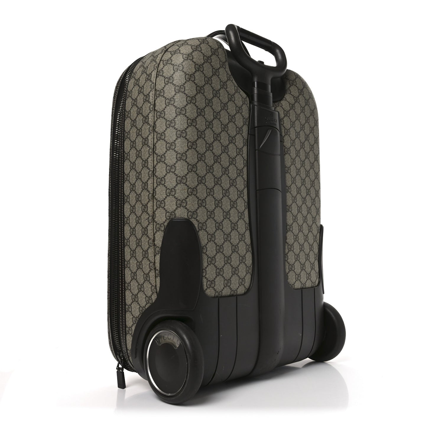 GG Plus Monogram Small Interlocking G Trolley Brown