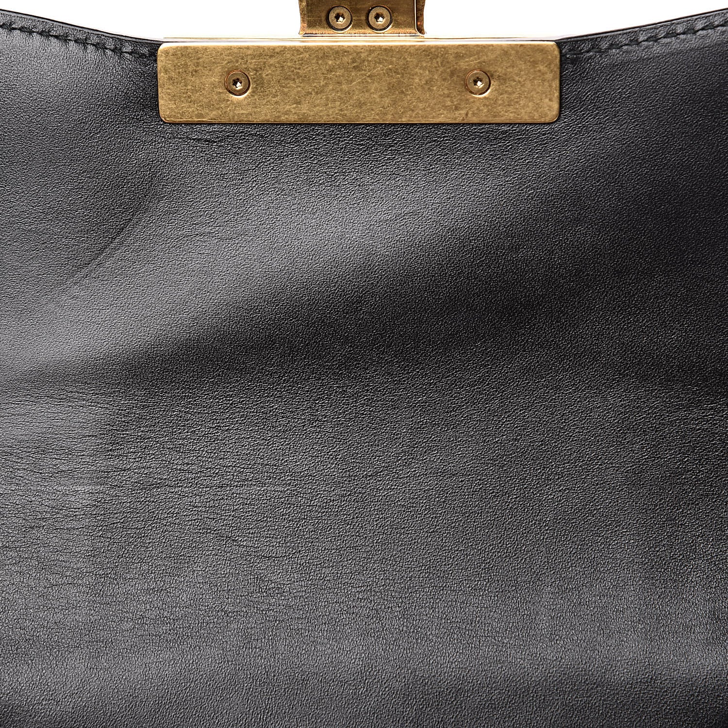 Gucci GG Supreme Monogram Small Osiride Shoulder Bag Black Gold 13 of 13