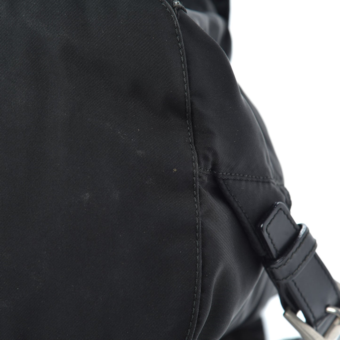 Nylon Vela Medium Backpack Black