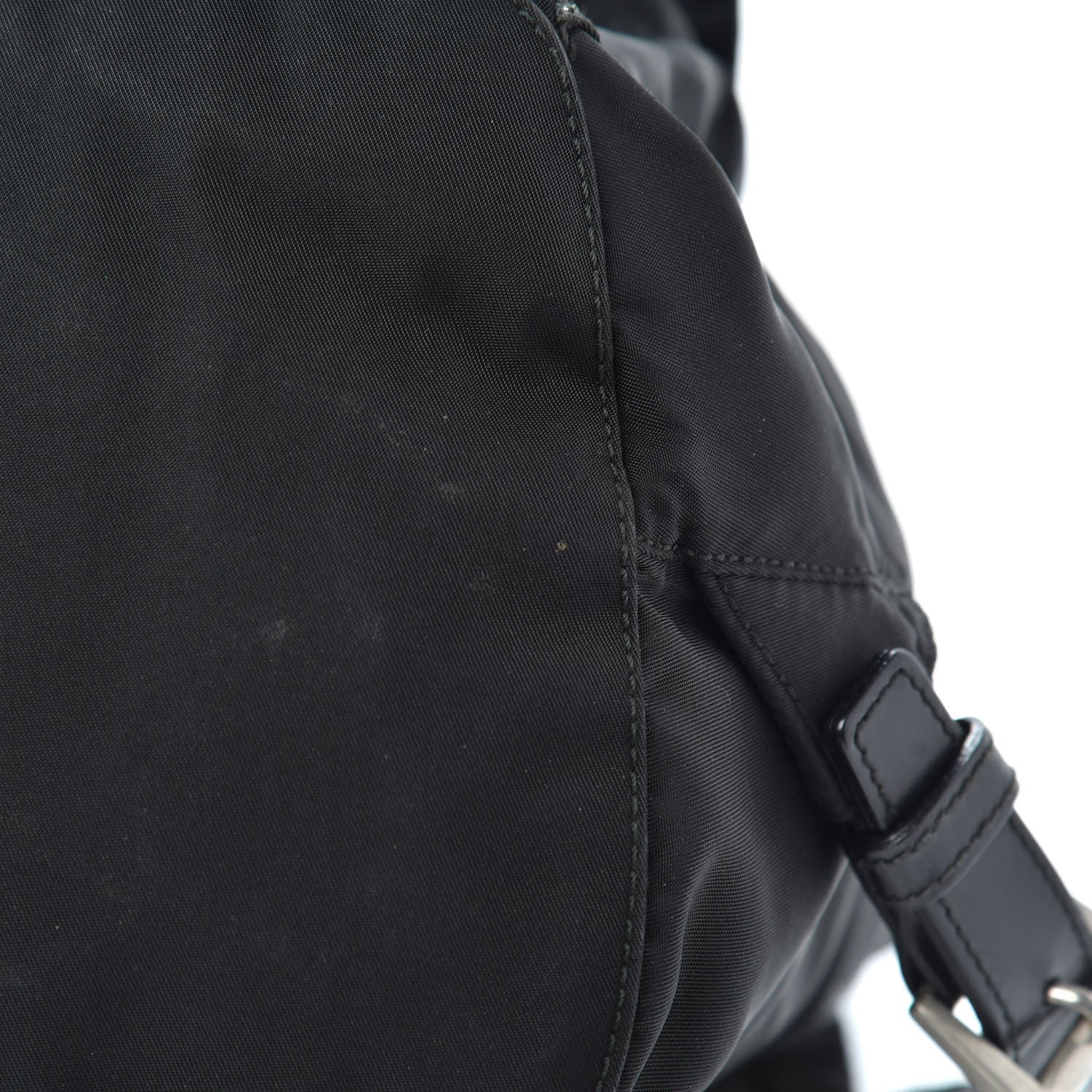 Prada Nylon Vela Medium Backpack Black 9 of 11