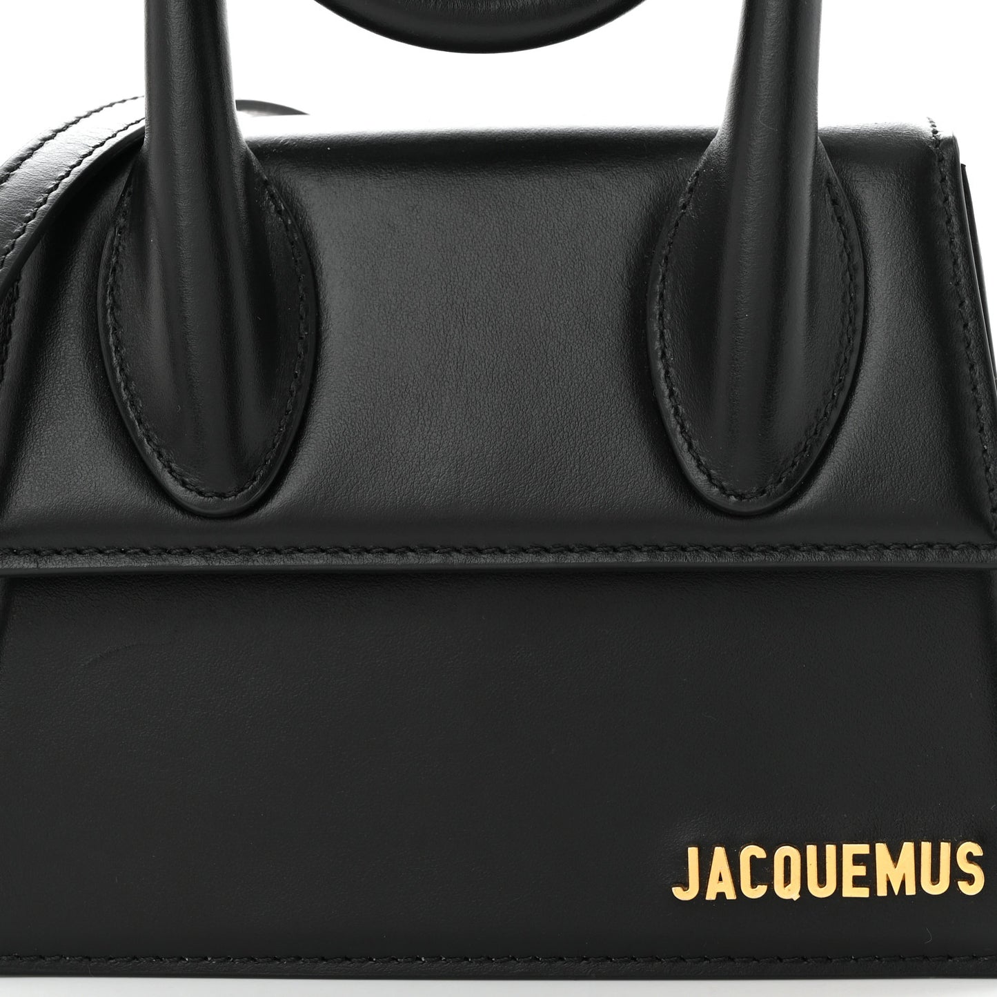 Smooth Calfskin Le Chiquito Noeud Black