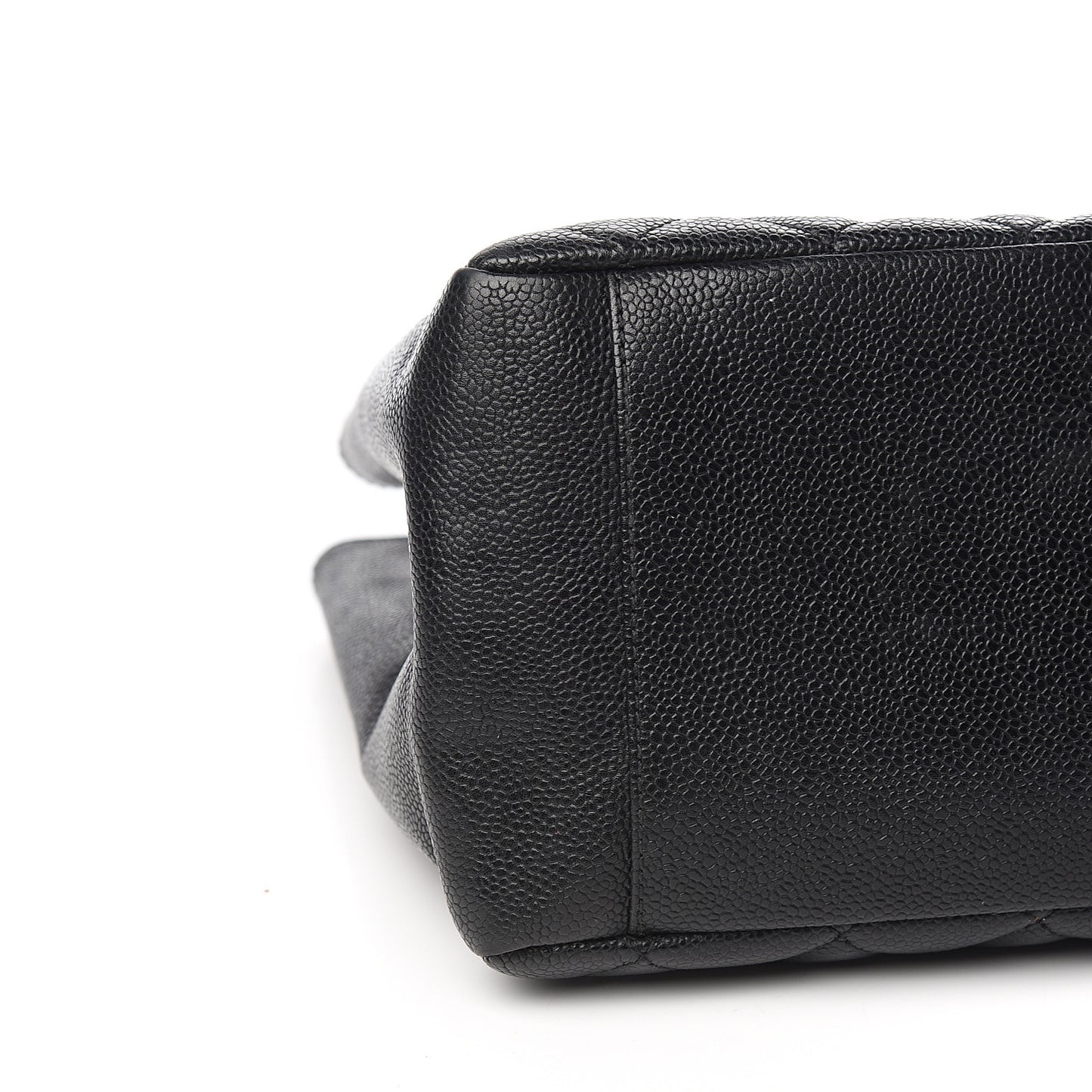 Caviar Quilted Grand Shopping Tote GST Black