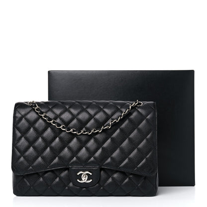 Chanel Caviar Quilted Maxi Single Flap Black 11 of 16