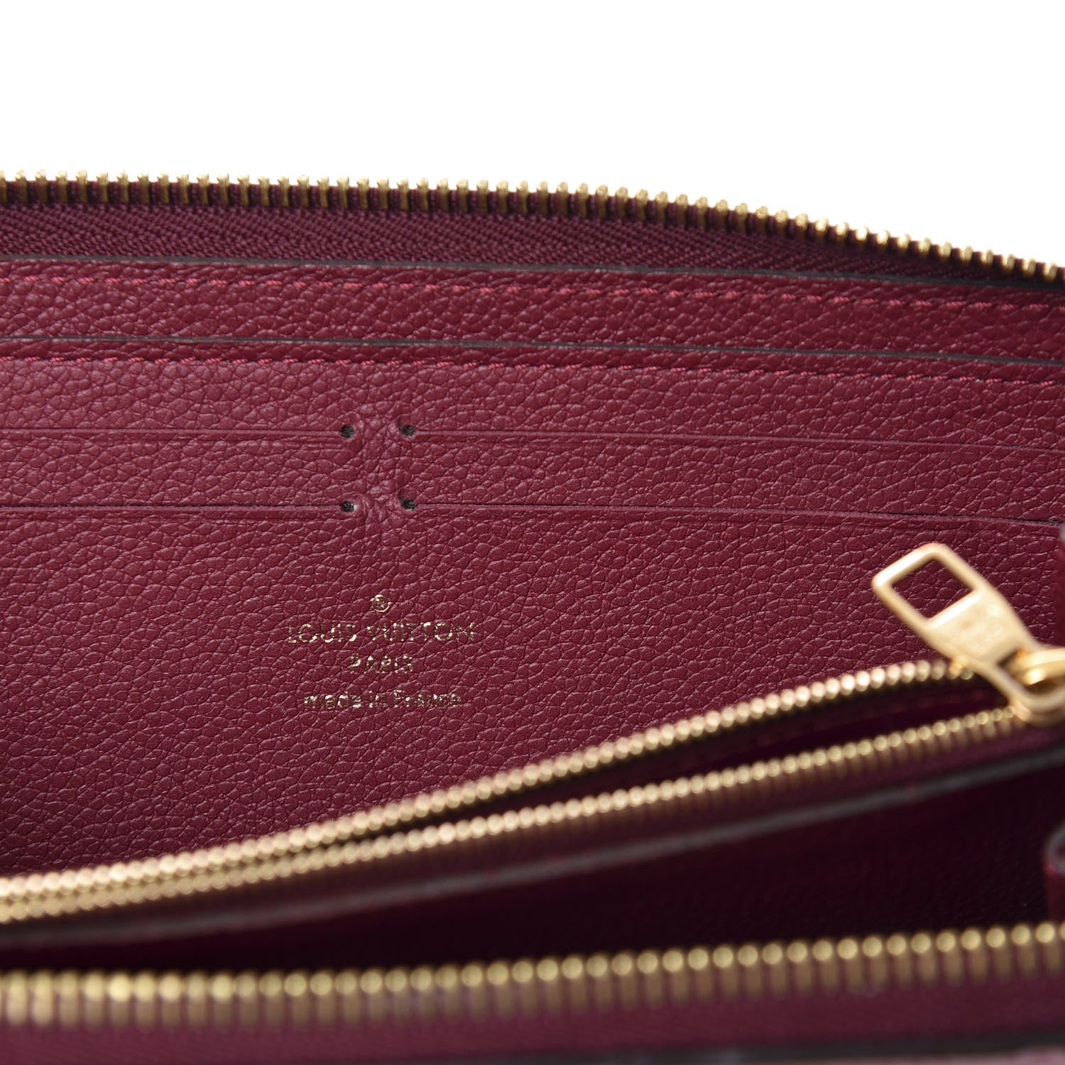 Louis Vuitton Empreinte Clemence Wallet Raisin 6 of 11