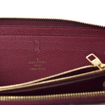 Louis Vuitton Empreinte Clemence Wallet Raisin 6 of 11
