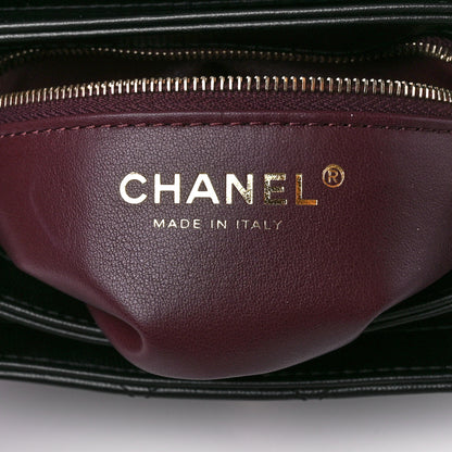 Chanel Lambskin Quilted Mini Trendy CC Dual Handle Flap Bag Black 6 of 12