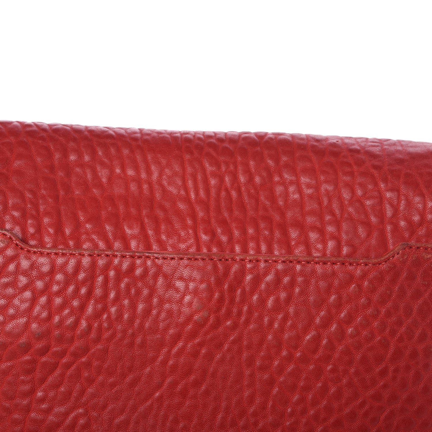Alexander Wang Pebbled Lambskin Lia Sling Red Nickel Hardware 13 of 15