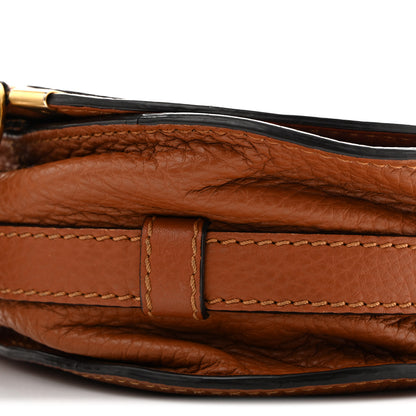 Chloe Calfskin Mini Marcie Round Crossbody Bag Tan 10 of 16