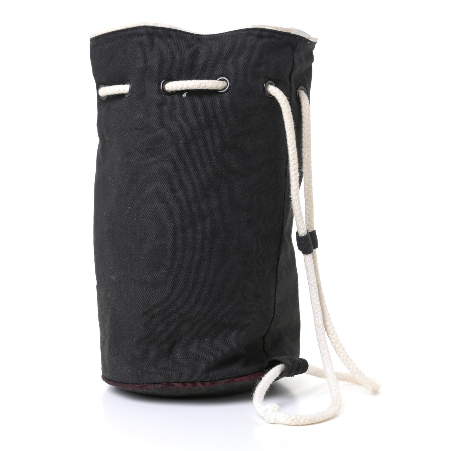 Chanel Drawstring Black White 2 of 8
