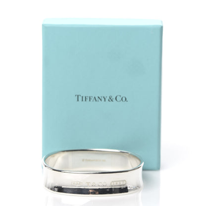 Tiffany Sterling Silver 1837 Cushion Bangle Bracelet 5 of 5