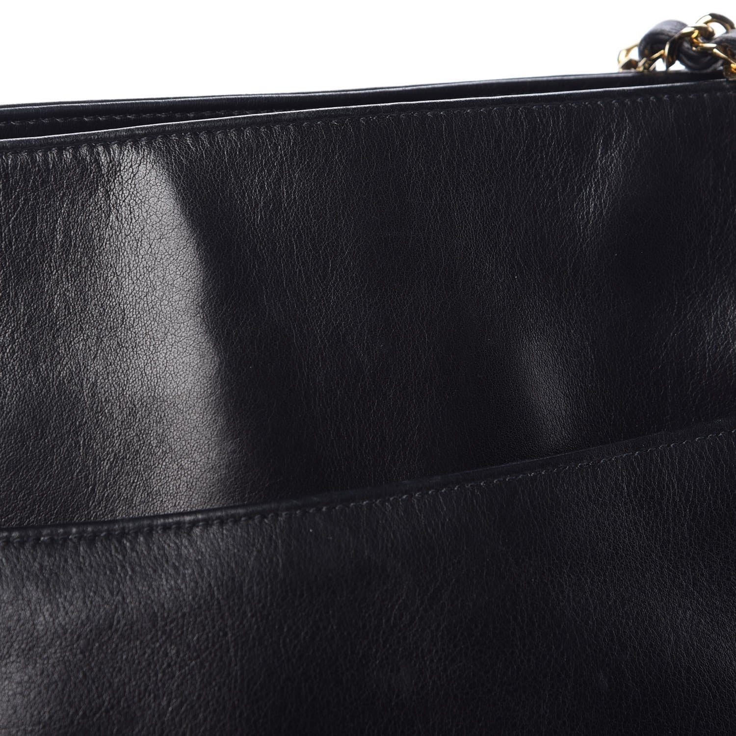 Chanel Lambskin Quilted Tote Black 9 of 18