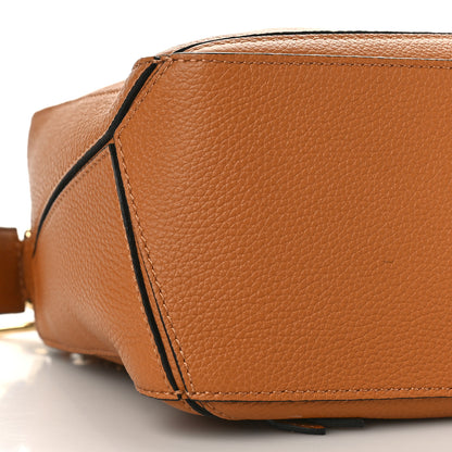 Loewe Grained Calfskin Small Puzzle Bag Tan 7 of 8