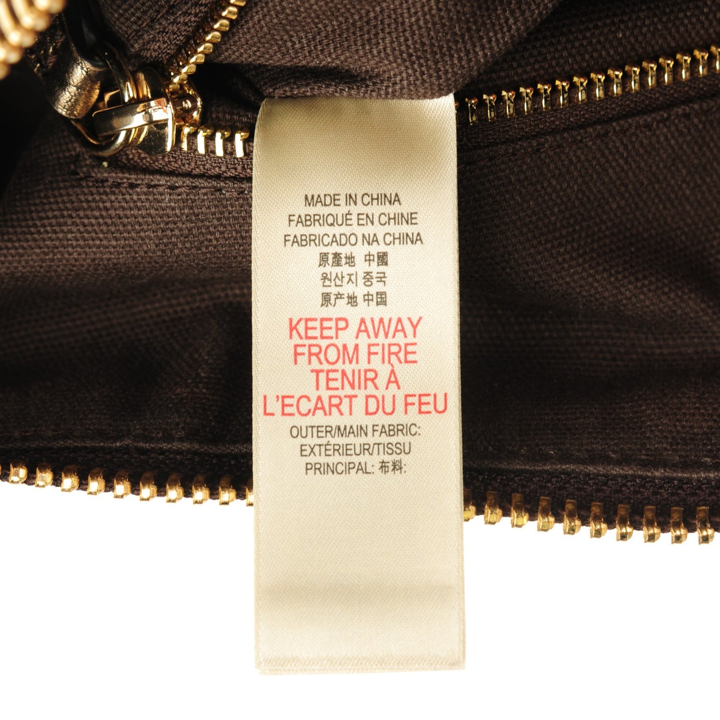 Smoked Check Small Salisbury Tote Antique Gold