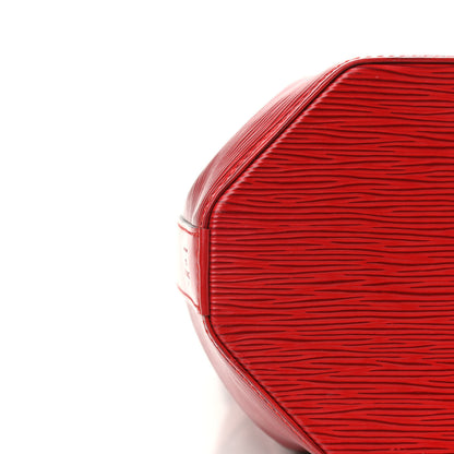 Louis Vuitton Epi Sac D'Epaule Castillan Red 7 of 10
