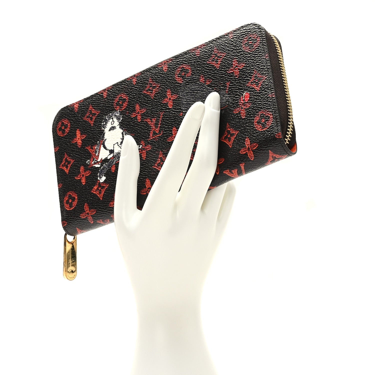 Louis Vuitton Catogram Zippy Wallet Marron 2 of 6
