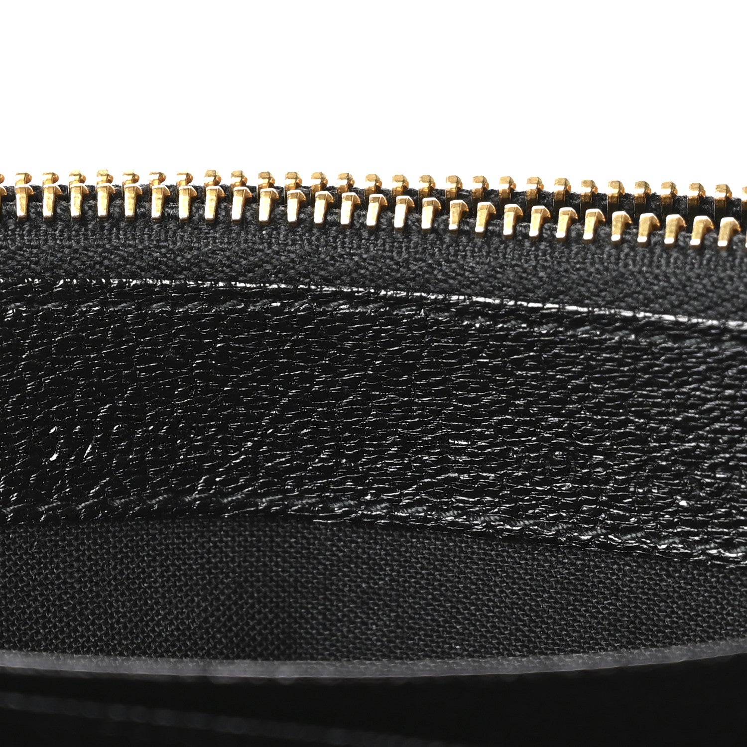 Balenciaga Chevre Gold Metallic Edge Hardware Money Wallet Black 7 of 8