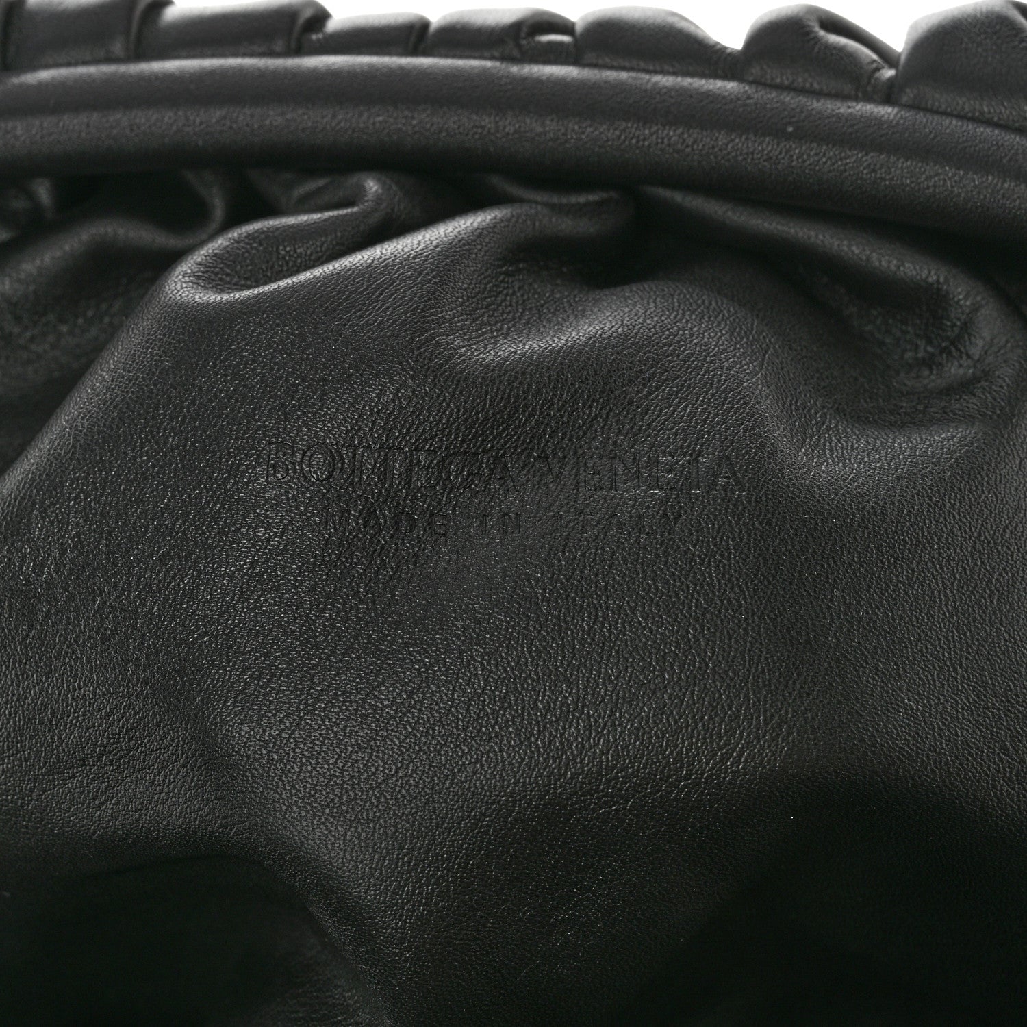 Bottega Veneta Smooth Butter Calf The Pouch Oversized Clutch Black 6 of 8