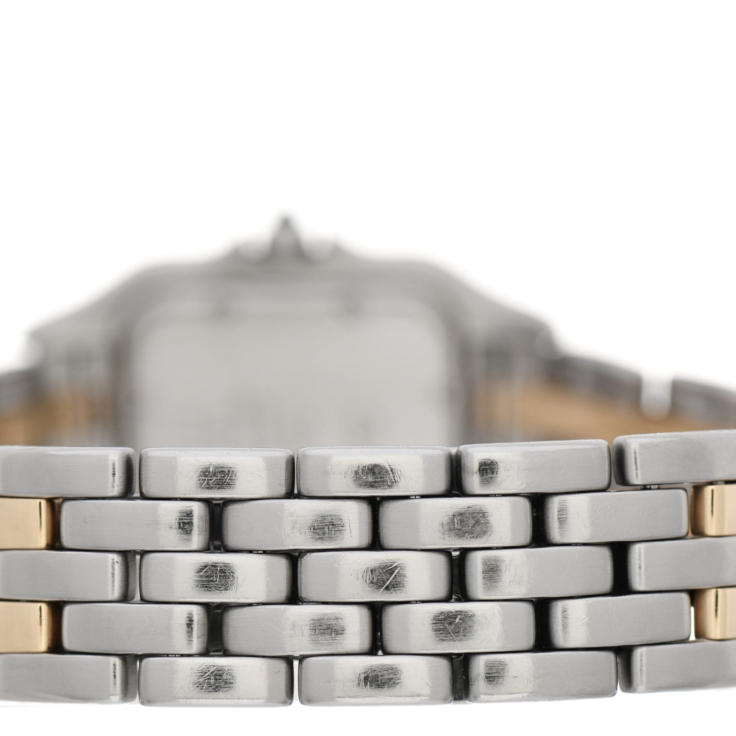 Stainless Steel 18K Yellow Gold 27mm Panthere Quartz Watch