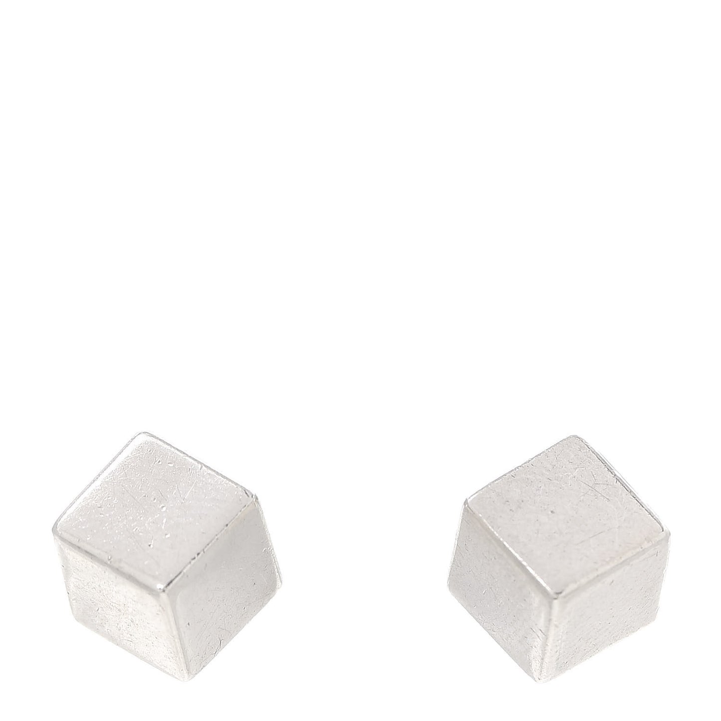 Sterling Silver Cube Earrings