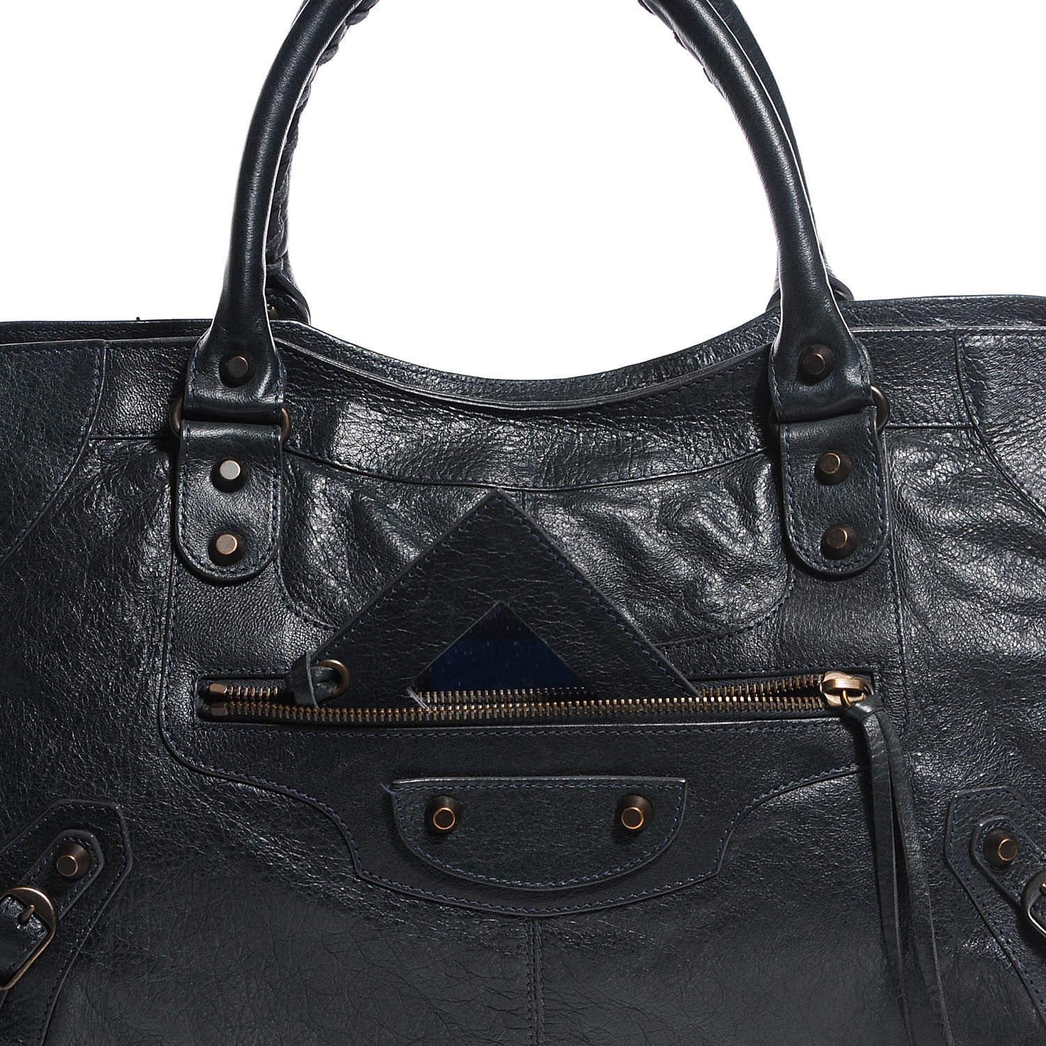 Balenciaga Agneau Classic Hardware Part Time Anthracite 6 of 15