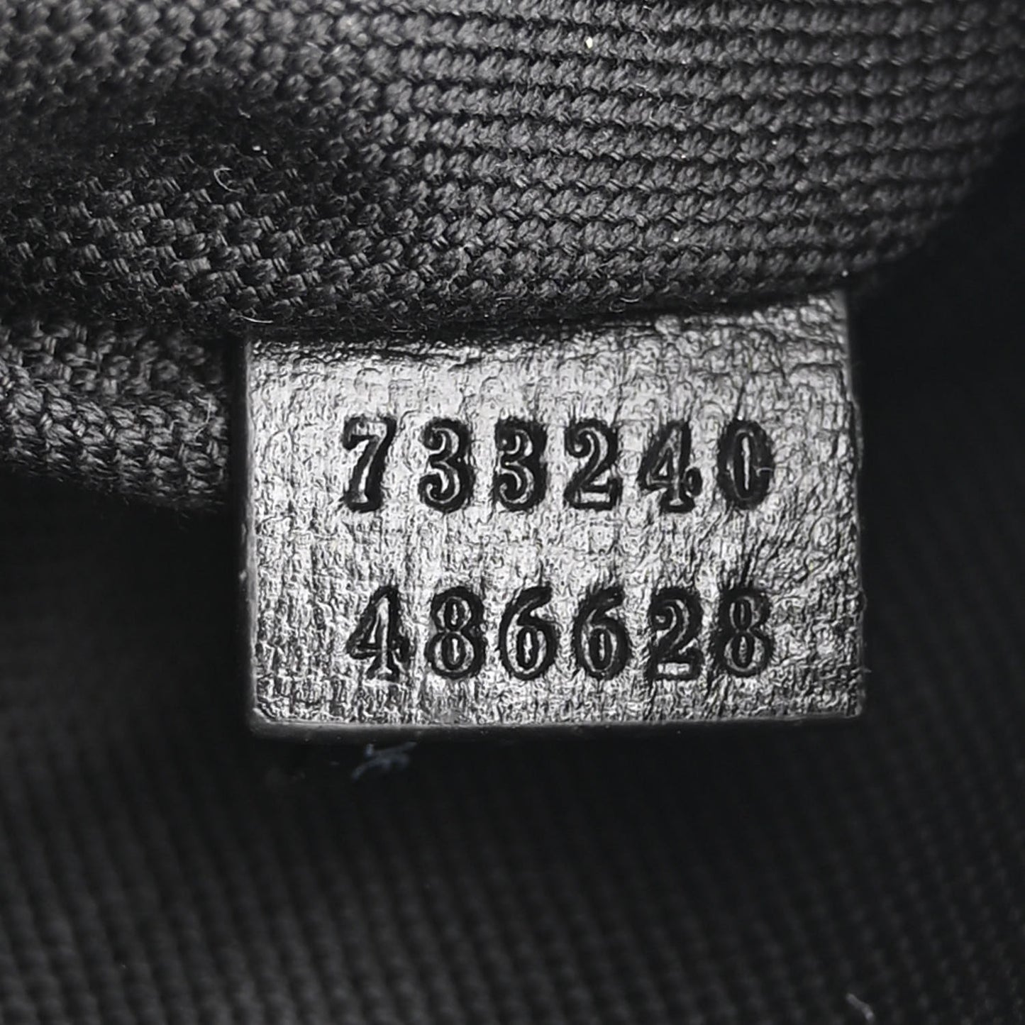 GG Supreme Monogram Textured Calfskin Retro Interlocking G Belt Bag Black