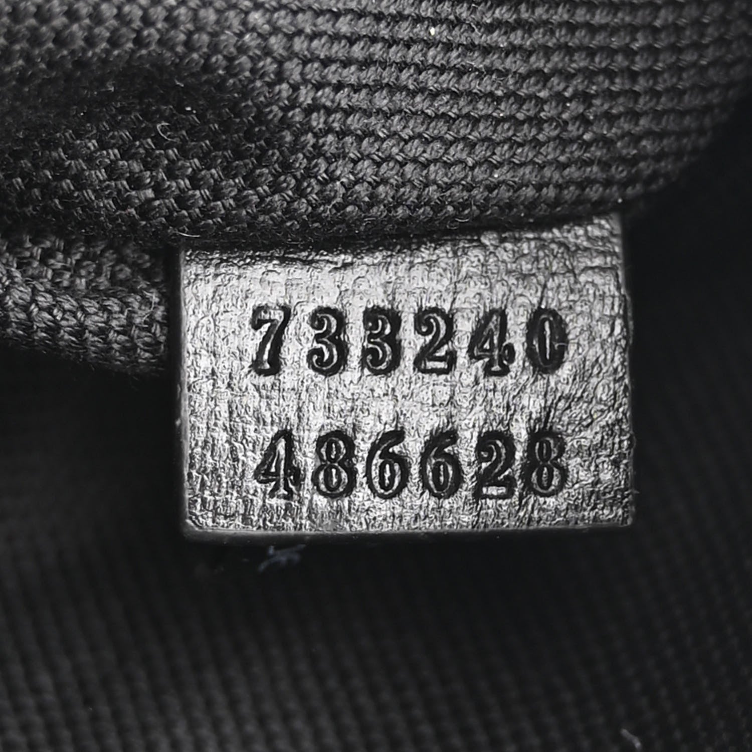 Gucci GG Supreme Monogram Textured Calfskin Retro Interlocking G Belt Bag Black 7 of 14