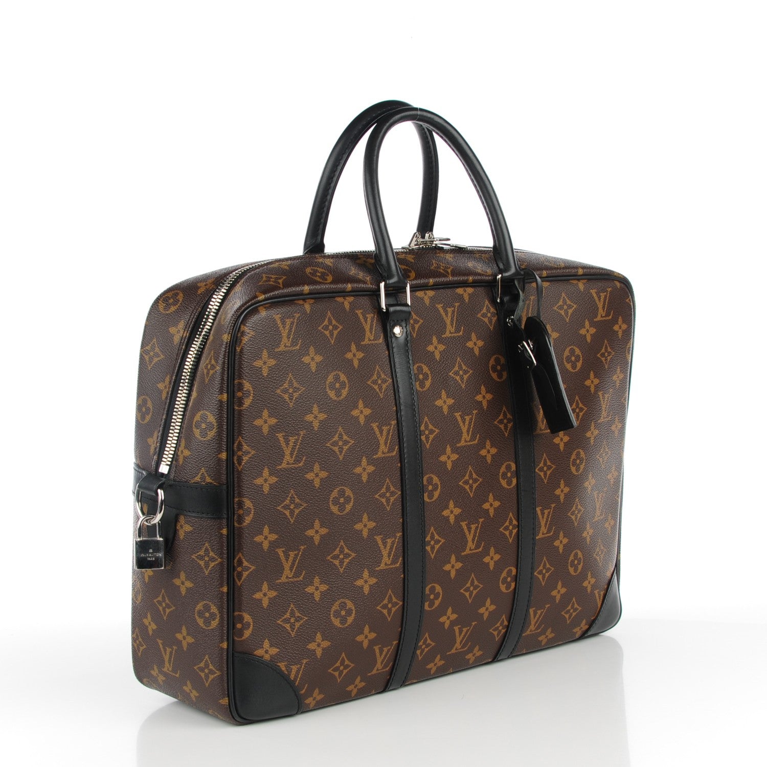 Louis Vuitton Monogram Macassar Porte-Documents Voyage GM 3 of 7