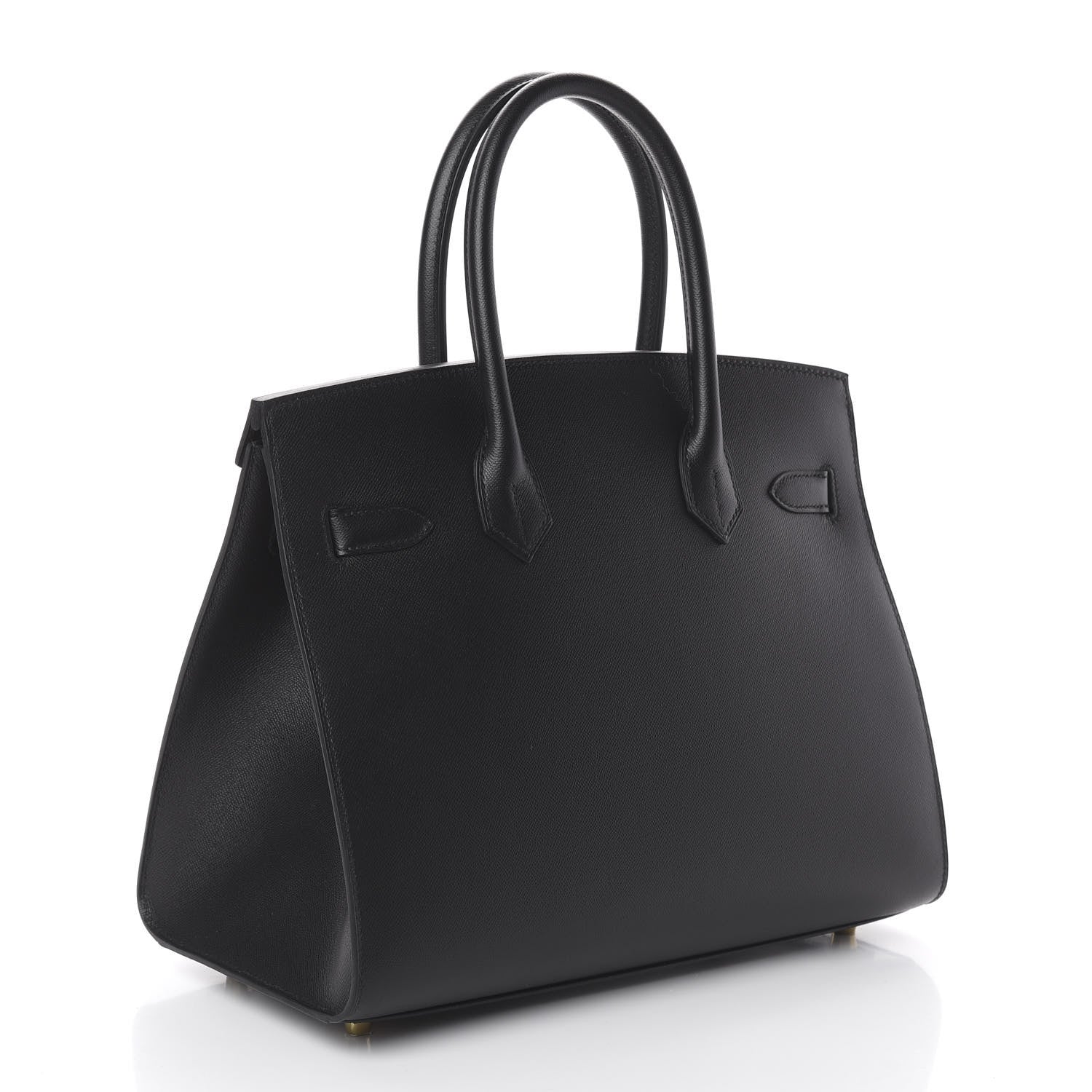 Hermes Madame Calfskin Birkin Sellier 30 Black 2 of 9