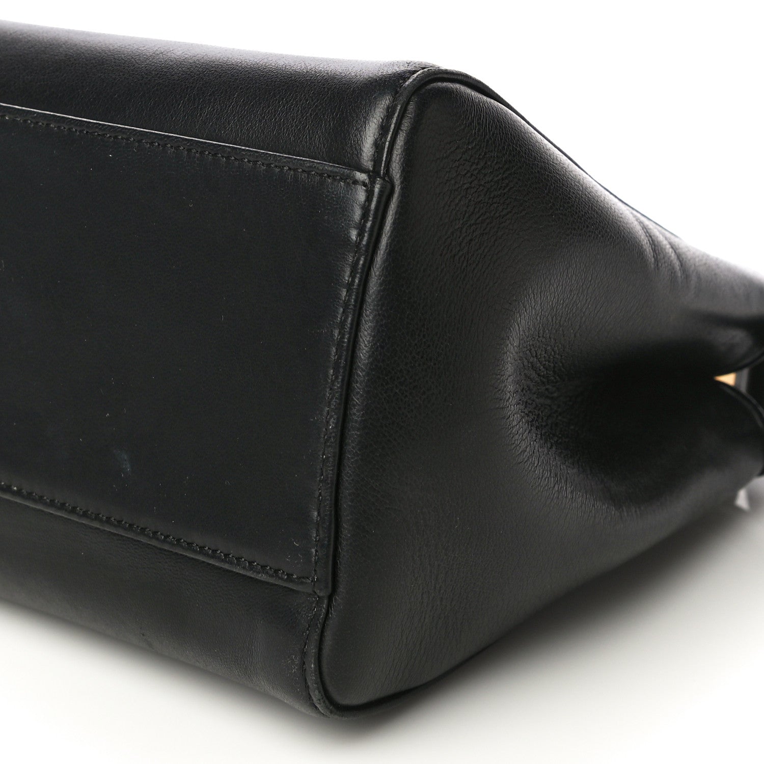 Fendi Nappa Mini Peekaboo Iconic Satchel Black 11 of 26
