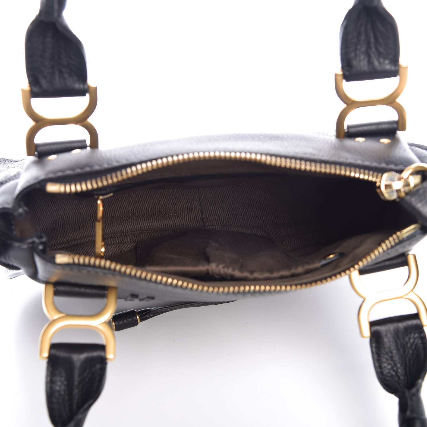 Chloe Calfskin Small Marcie Satchel Black 6 of 8