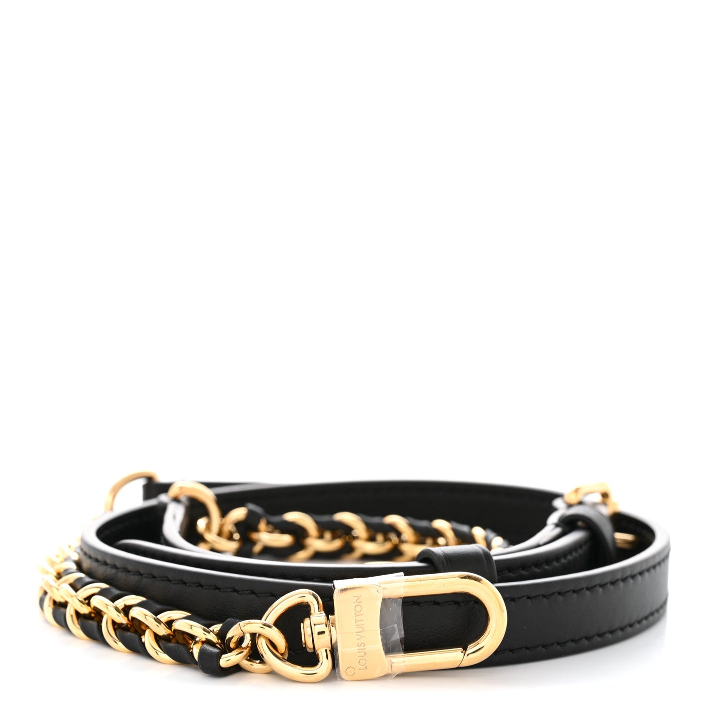 Calfskin Speedy Bandouliere 20 Shoulder Strap Black