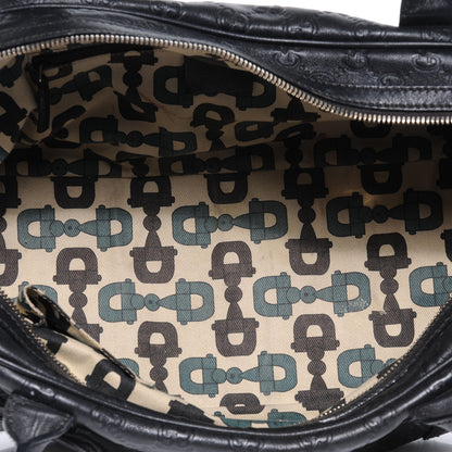 Gucci Guccissima Small Princy Satchel Black 7 of 10