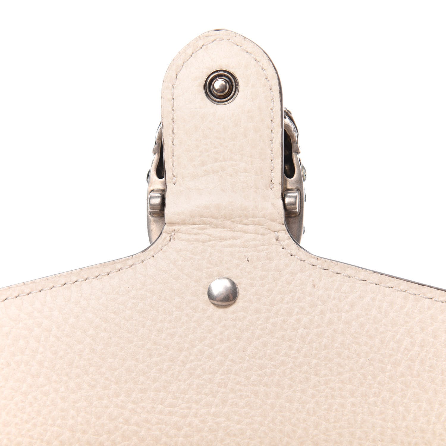Gucci Dollar Calfskin Mini Dionysus Chain Wallet Mystic White 9 of 12