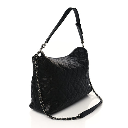 Chanel Caviar Quilted French Riviera Hobo Black 2 of 9