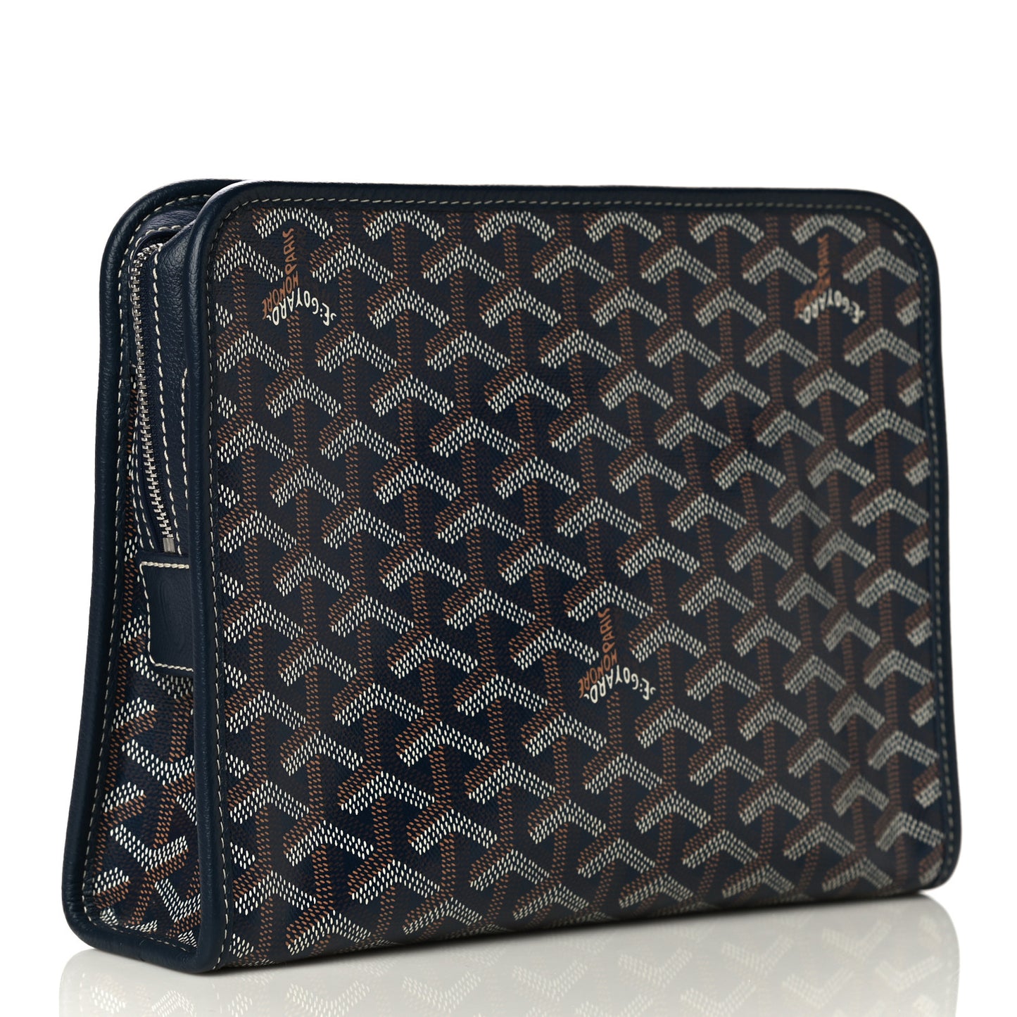 Goyardine Jouvence Toiletry Pouch Navy