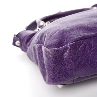 Balenciaga Agneau Giant 12 Silver Hardware Town Dark Violet 15 of 15