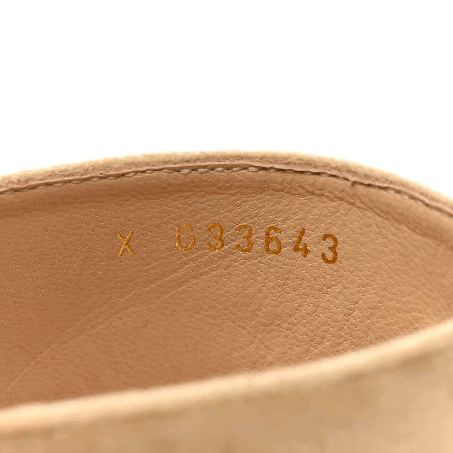 Velvet Chain Mule Sandals 36.5 Beige