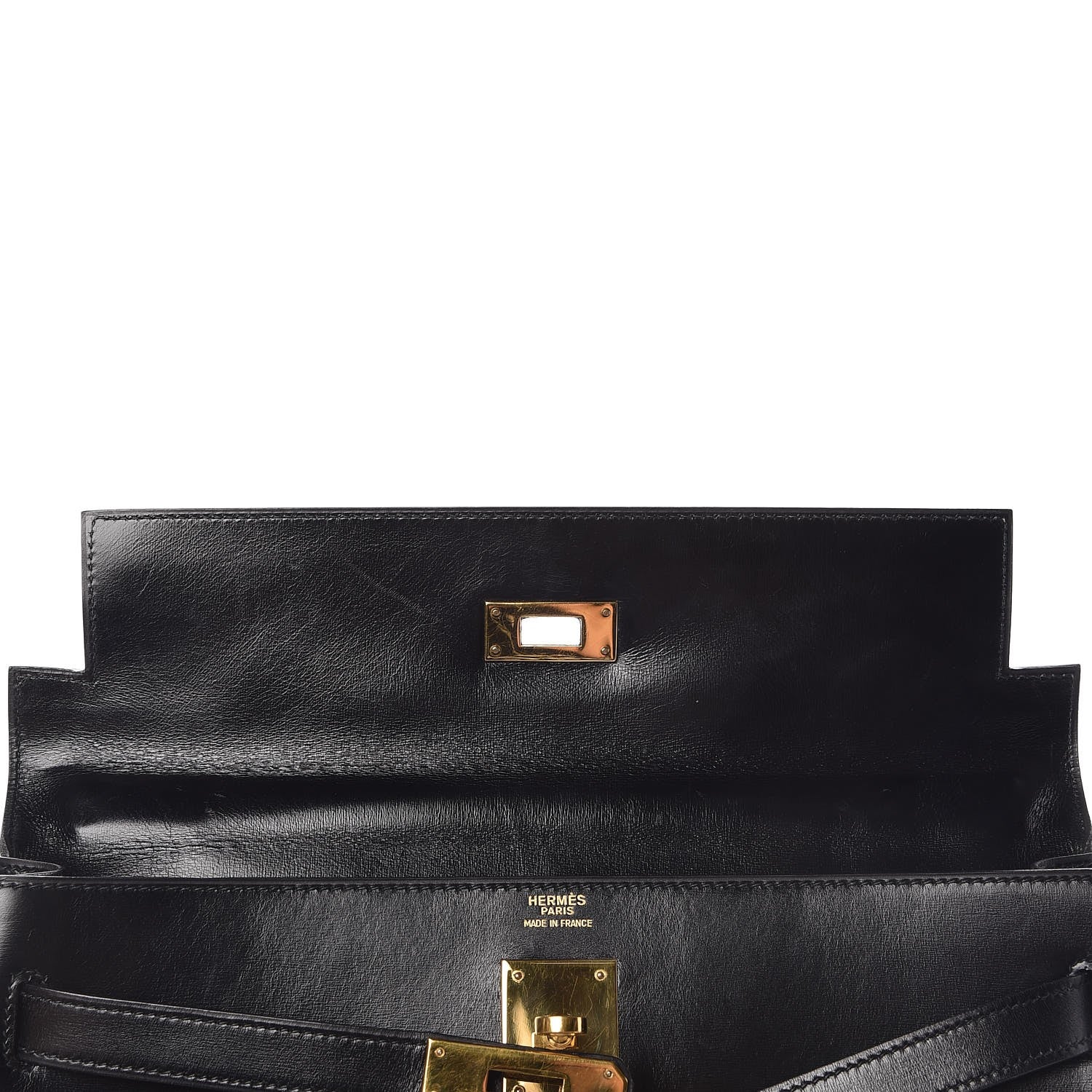 Hermes Box Kelly Retourne 32 Black 8 of 39