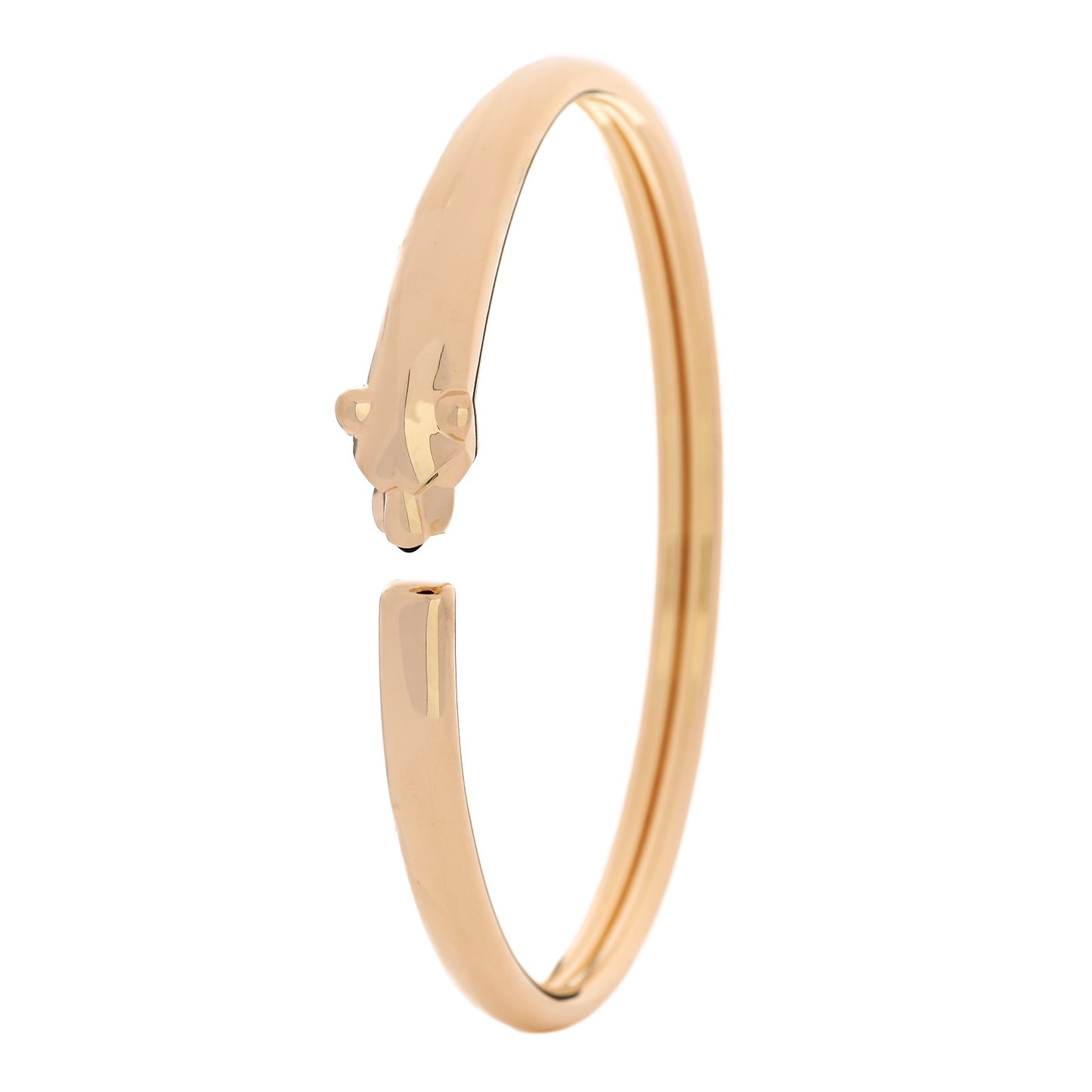 18K Yellow Gold Tsavorite Black Onyx Panthere De Cartier Bracelet 16