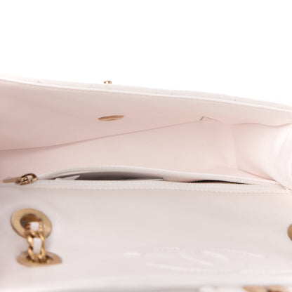 Chanel Caviar Quilted Medium Sweet Classic Flap White 5 of 11