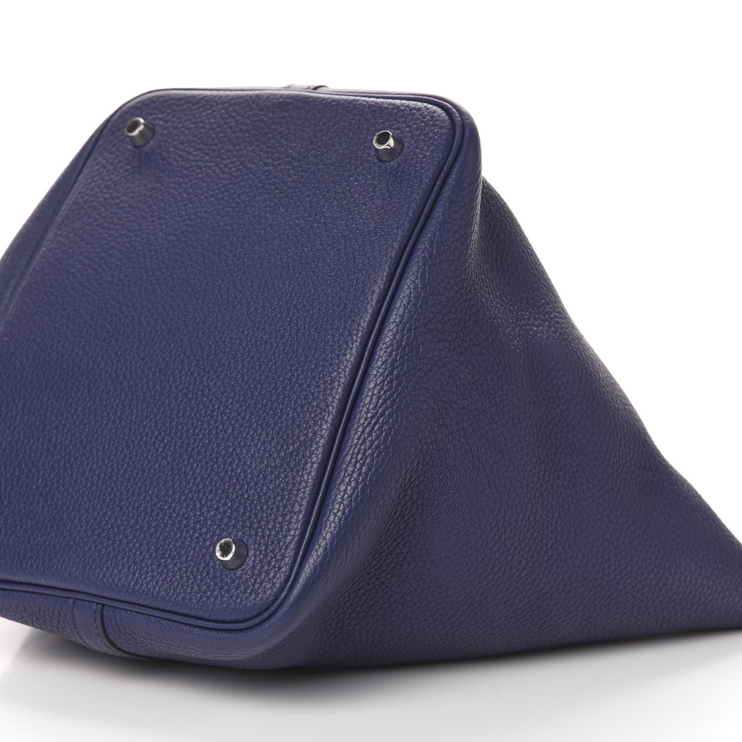 Hermes Taurillon Clemence Picotin Lock 18 PM Bleu Encre 10 of 11