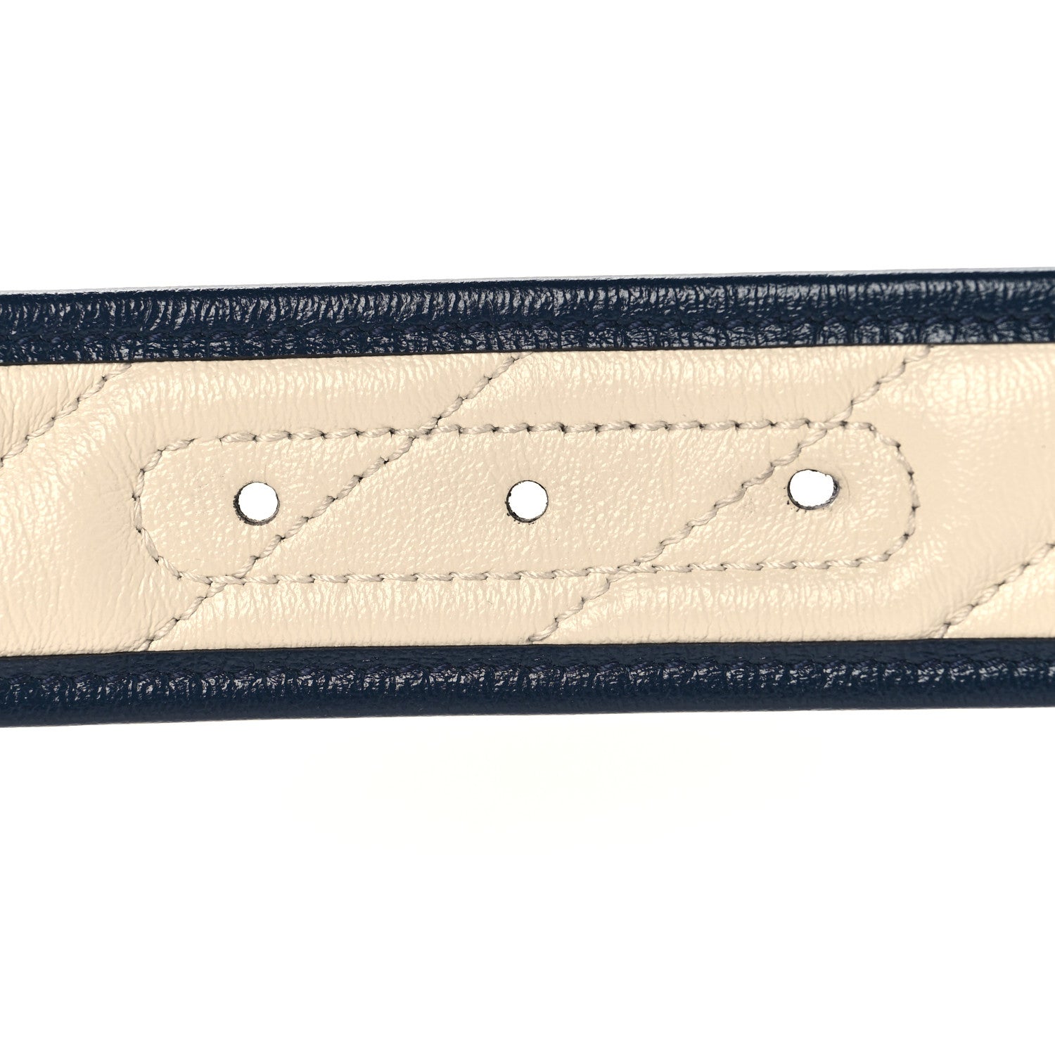 Gucci Azalea Calfskin Matelasse Diagonal Torchon Double G 40mm Belt 75 30 Mystic White Blue Agata 75/30 Mystic White Blue Agata 4 of 6