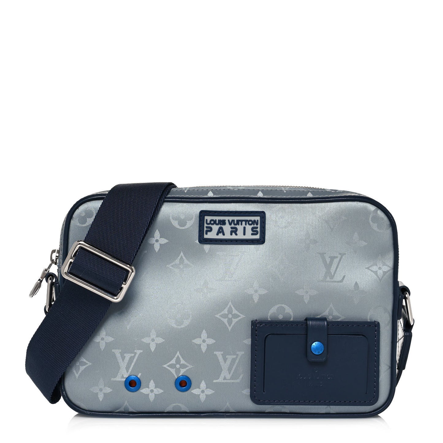 Monogram Alpha Messenger Satellite Silver
