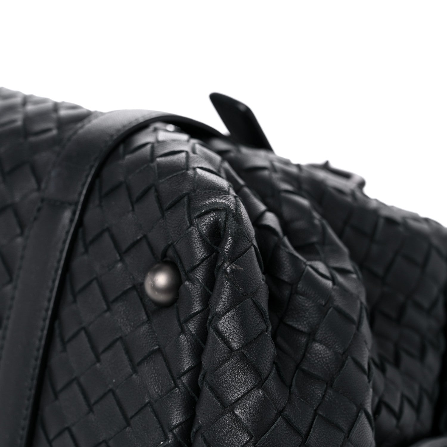 Bottega Veneta Nappa Intrecciato Montaigne Rings Satchel Black 9 of 21