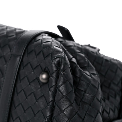Bottega Veneta Nappa Intrecciato Montaigne Rings Satchel Black 9 of 21