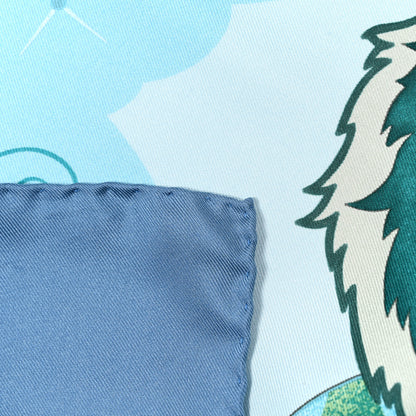 Hermes Silk Libres Comme L'Ange Scarf 90 7 of 7