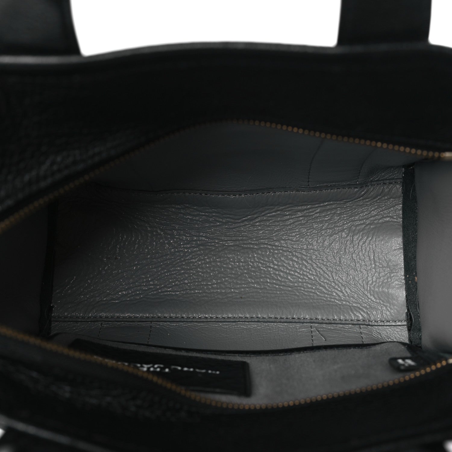 Marc Jacobs Grained Calfskin Small The Tote Bag Black 5 of 8