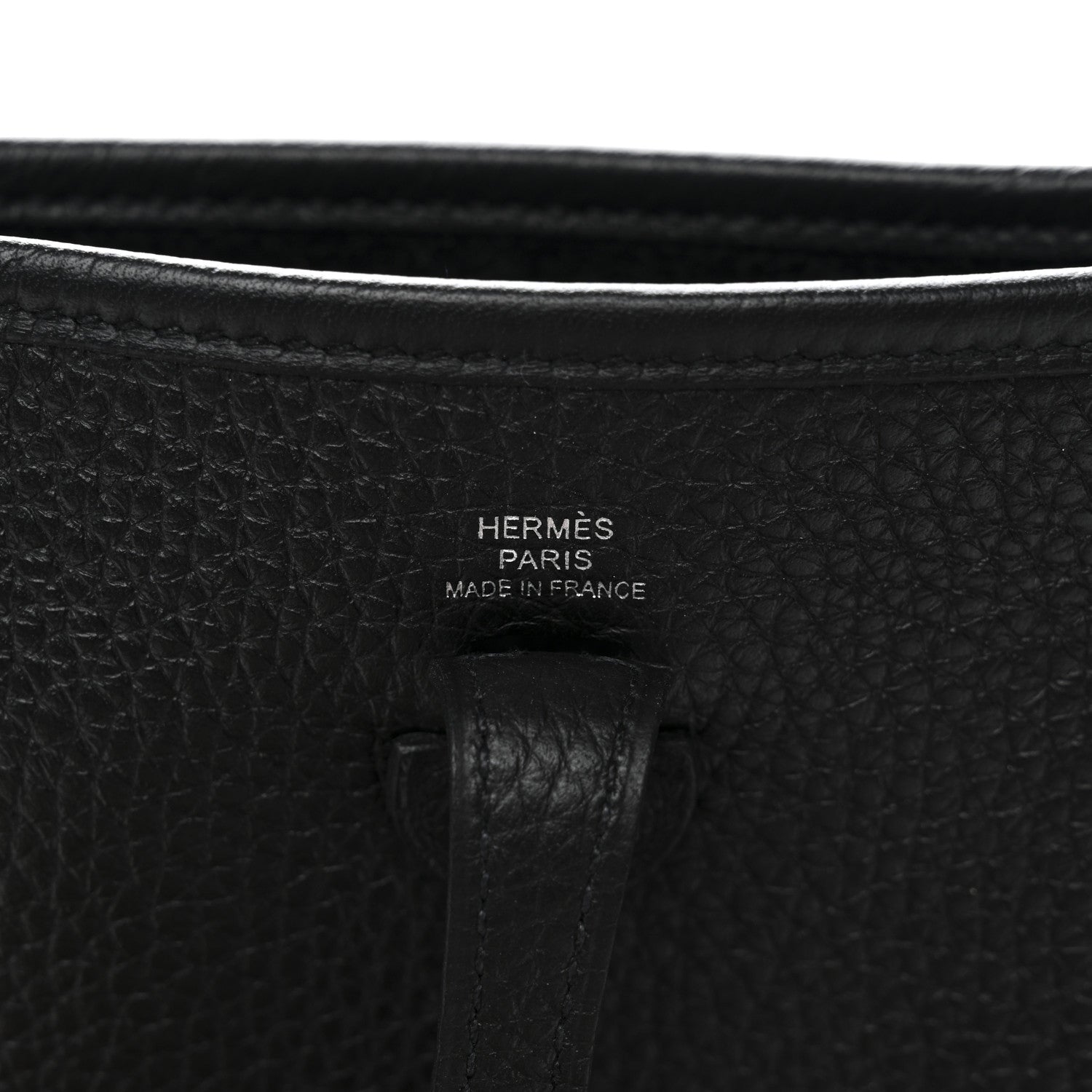Hermes Taurillon Clemence Evelyne TPM Black 6 of 11