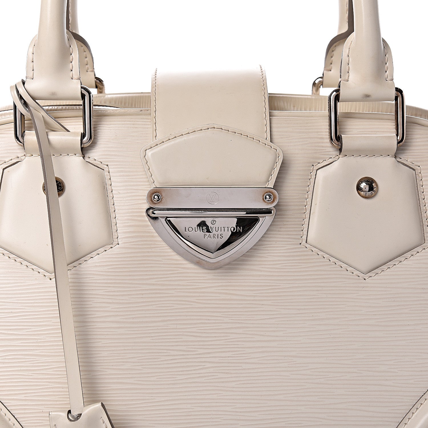 Louis Vuitton Epi Bowling Montaigne GM Ivory 10 of 25