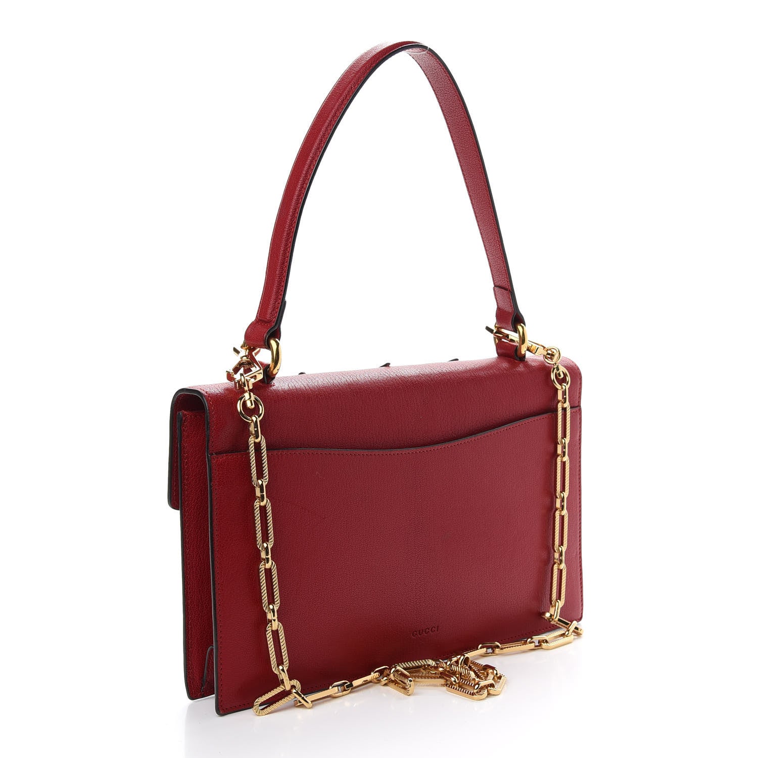 Gucci Calfskin Osiride Future Top Handle Bag Red 2 of 8